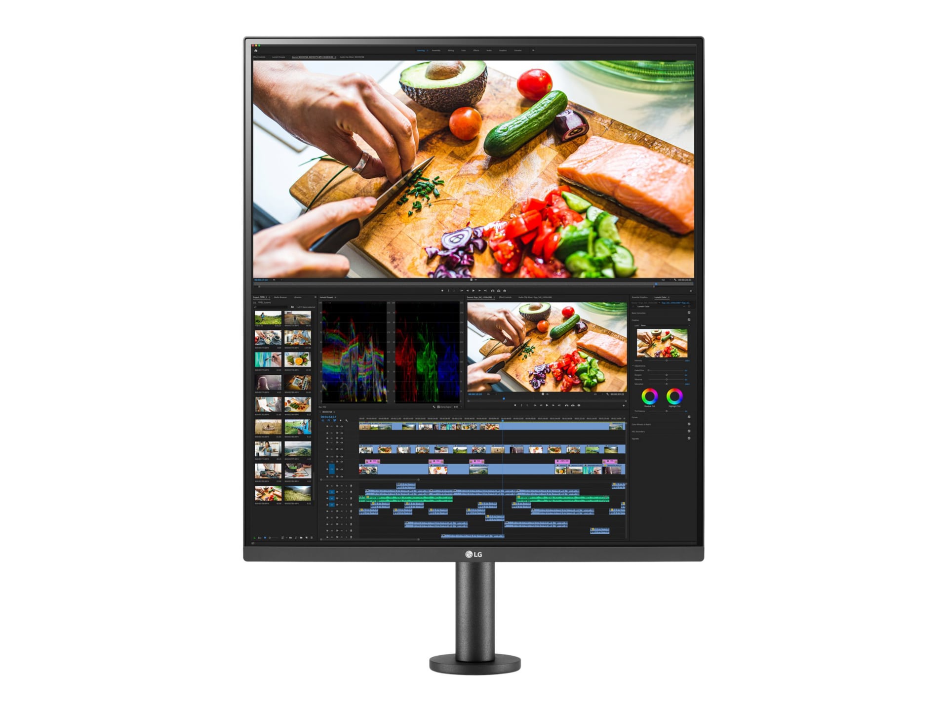 LG DualUp Ergo 28BQ780-B - LED monitor - 27.6" - HDR