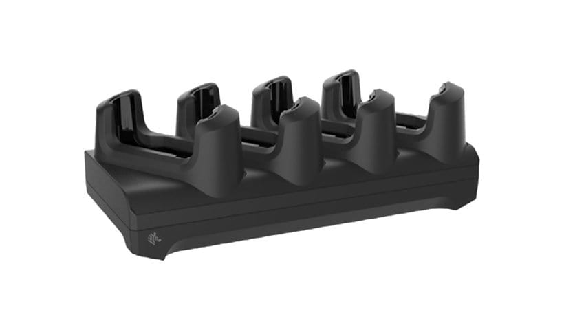 Zebra 4-Slot Charge Only Non-Locking Cradle - handheld charging stand + power adapter