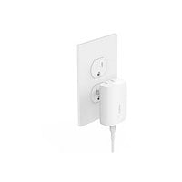 Belkin 30W Portable USB-C Wall Charger - 1xUSB-C - with USB-C to Lightning Cable - Fast Charging - Power Adapter - White