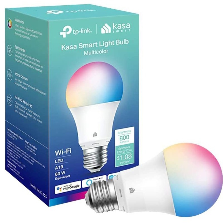 TP-Link Kasa Smart KL125 - New Kasa Smart Bulb, Multicolor