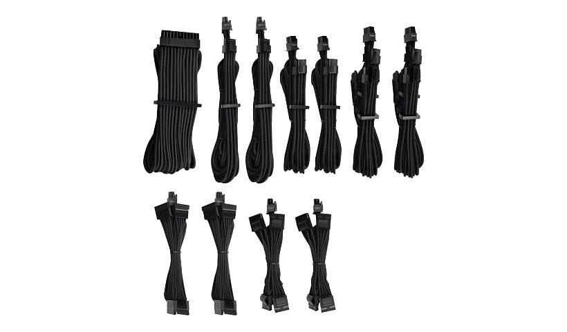 CORSAIR Premium individually sleeved pro kit (Type 4, Generation 4) - power cable kit - 2 ft