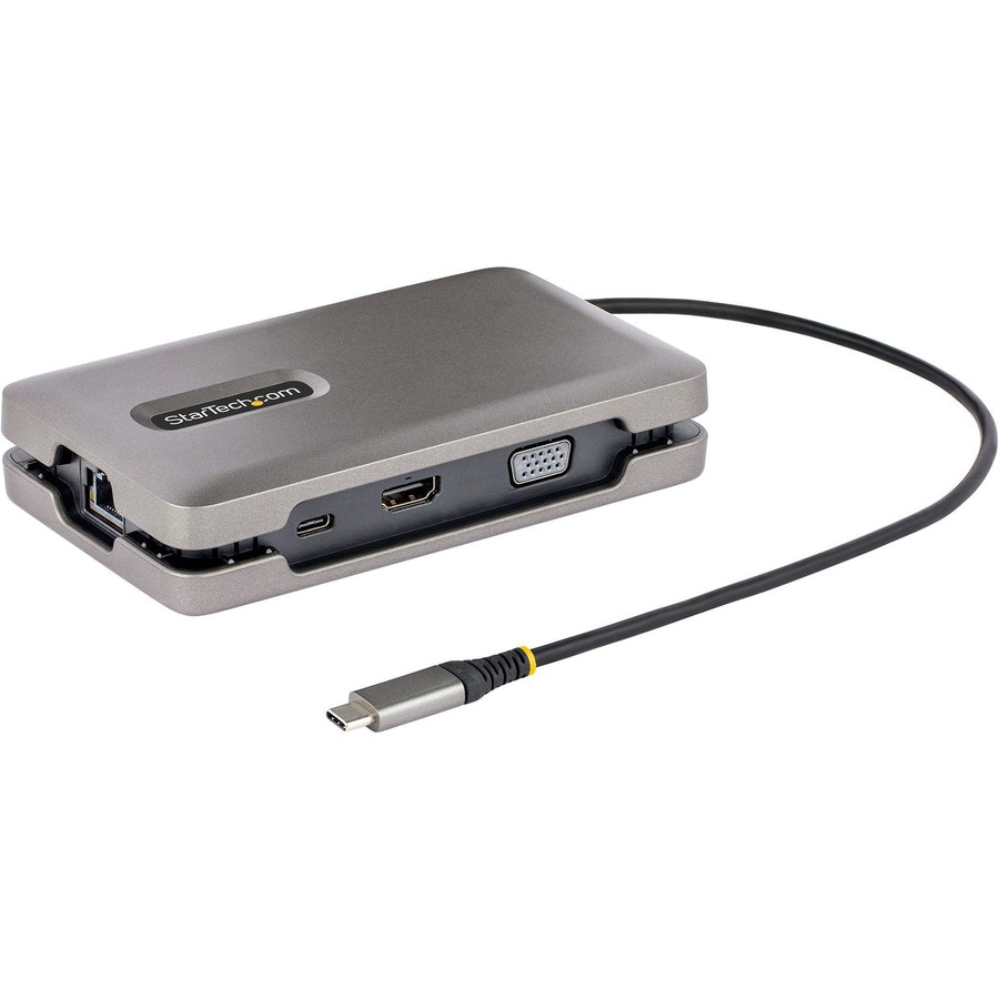 StarTech.com USB-C Multiport Adapter - USB-C Video w/ 4K HDMI/VGA, MST Dock