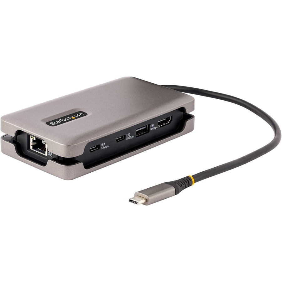 StarTech.com USB-C Multiport Adapter, 4K 60Hz HDMI (HDR), 10Gbps USB 3.2 Hub, 100W PD/GbE, Mini Dock