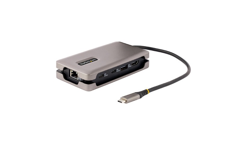 StarTech.com USB-C Multiport Adapter, 4K 60Hz HDMI, 10Gbps USB Hub, PD, GbE