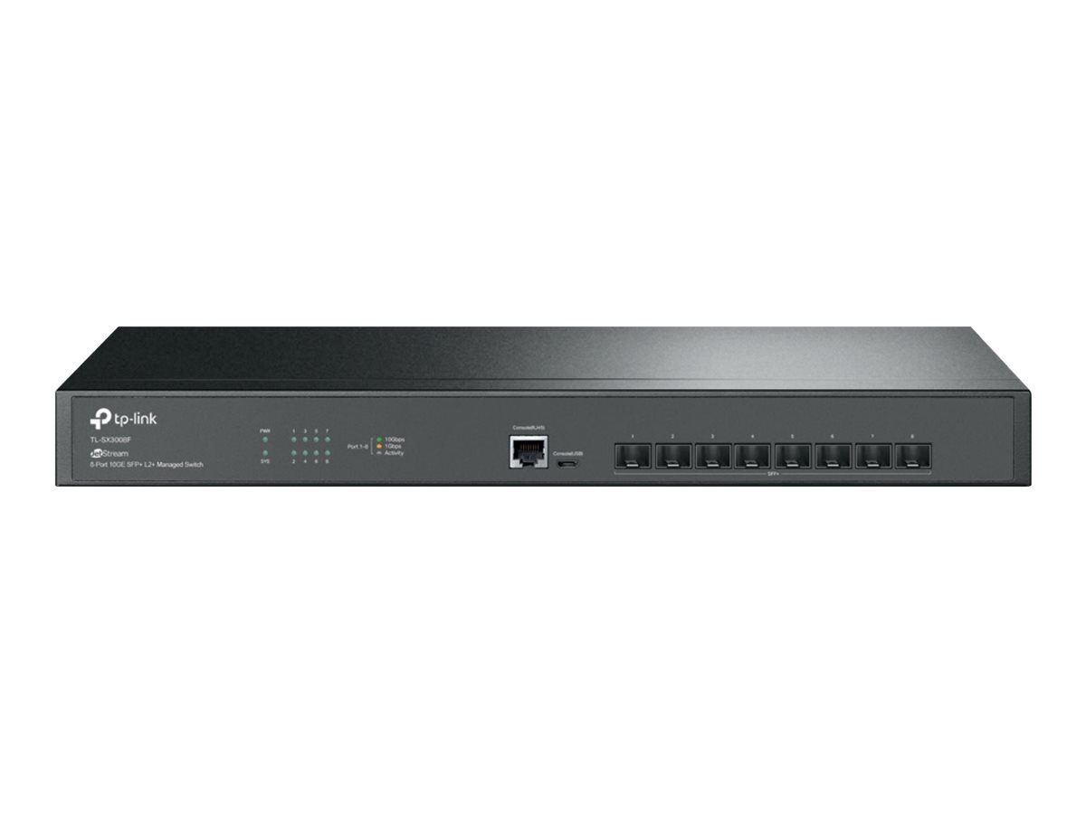 TP-Link JetStream 8-Port 10GE SFP+ L2+ Managed Switch