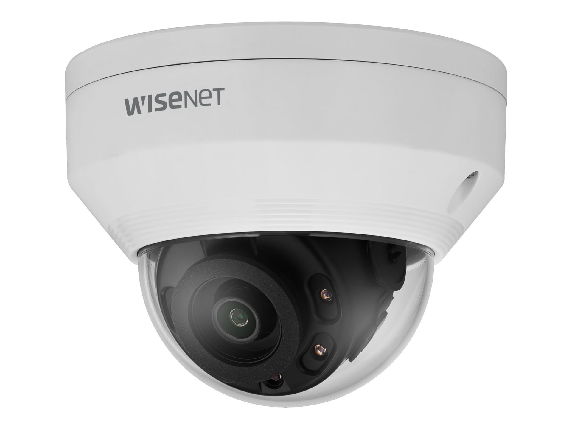 Hanwha Techwin WiseNet 2MP IR Outdoor Vandal Dome Camera - White