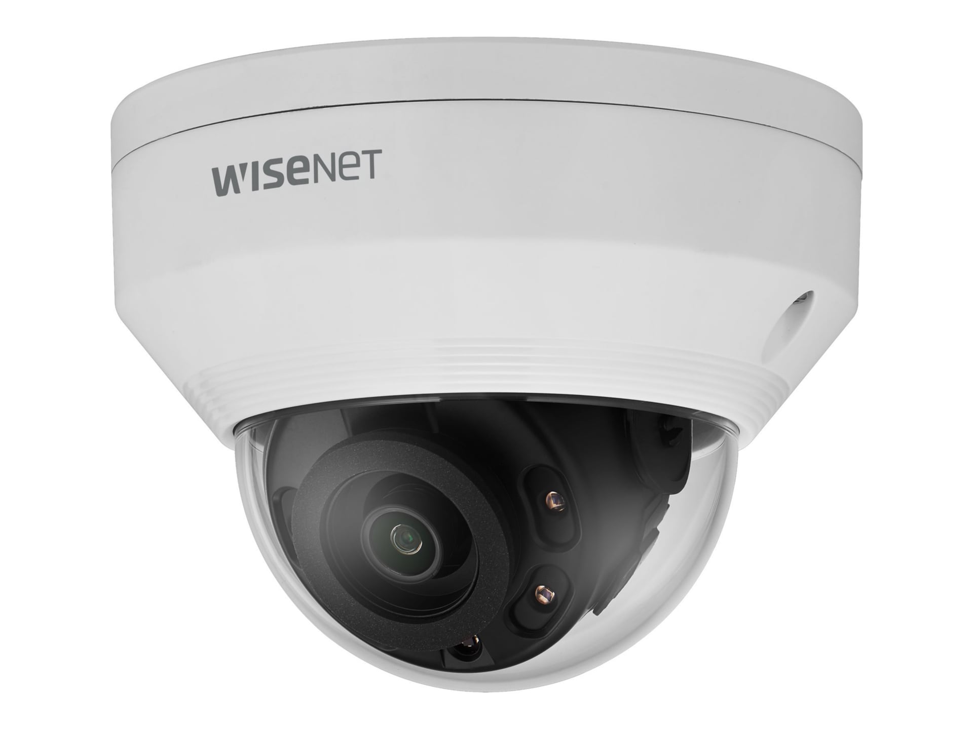 Hanwha Vision Wisenet 2MP IR Outdoor Vandal Dome Camera - White