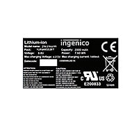Ingenico Removable 2000mAh Li-ion Battery