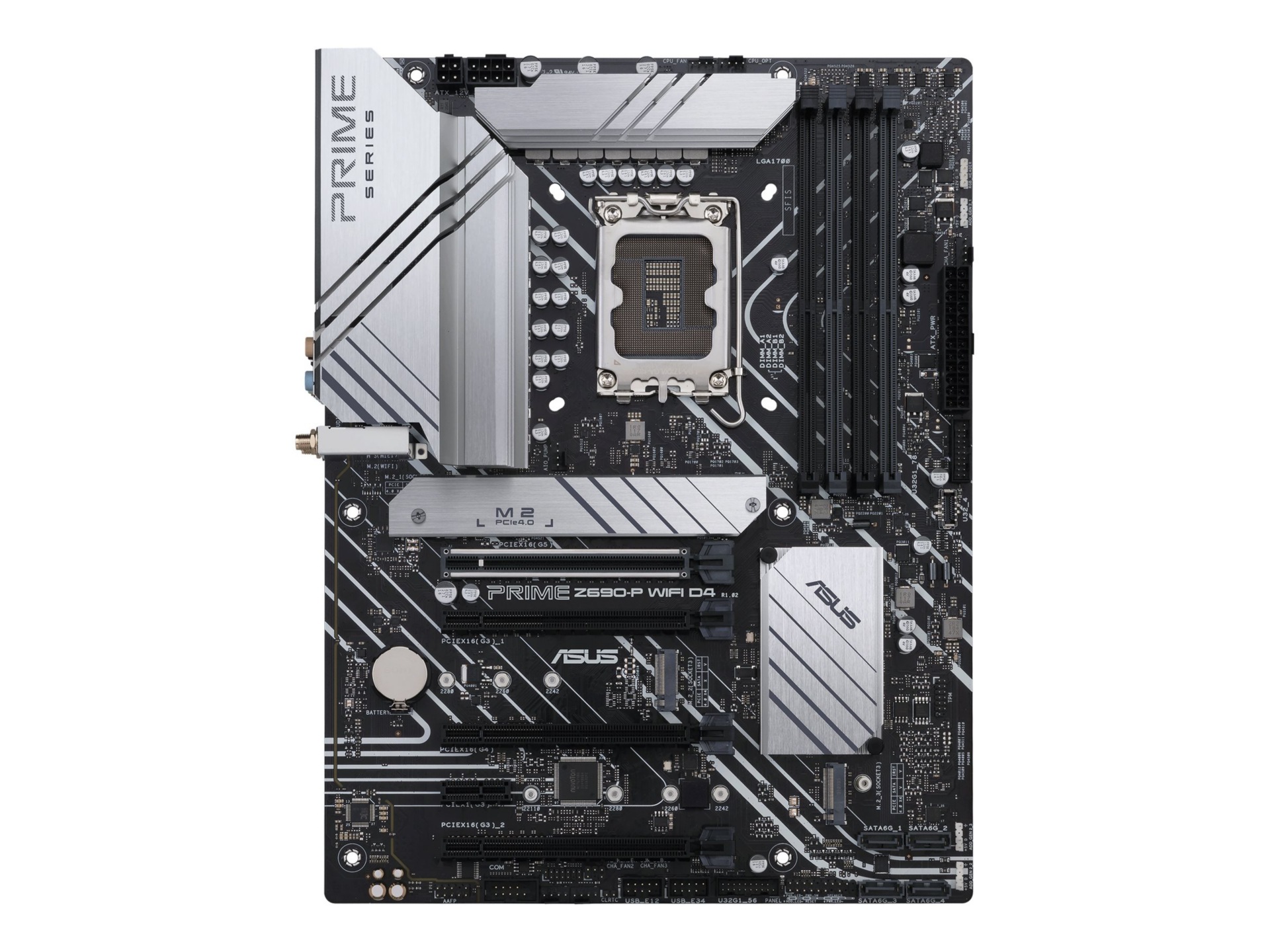 ASUS PRIME Z690-P WIFI D4 - motherboard - ATX - LGA1700 Socket - Z690