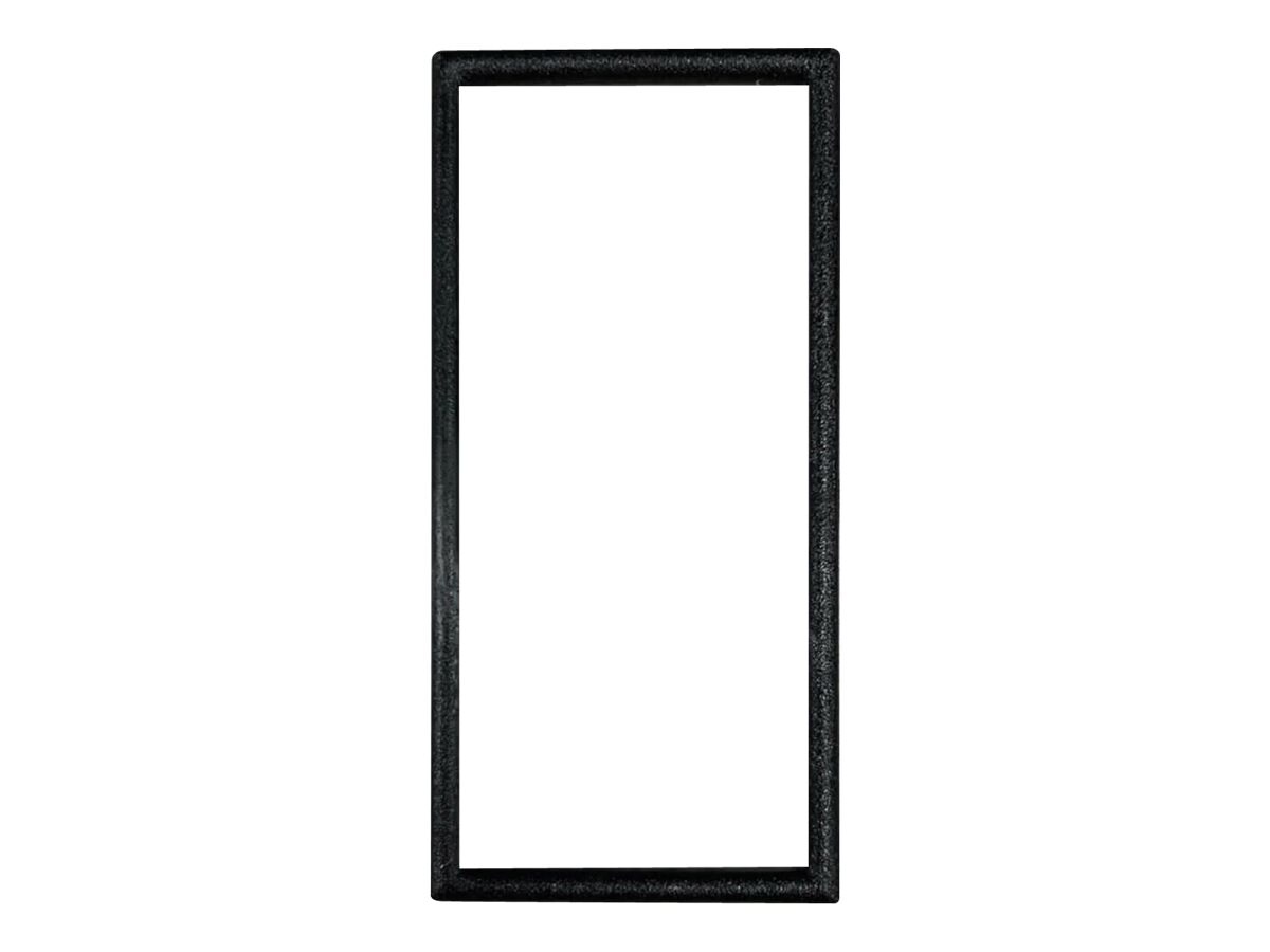 Tripp Lite Color Ring for European-Style Insert, 22.5 x 45 mm, Black - wall plate insert - TAA Compliant