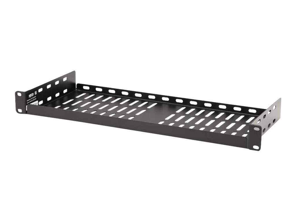 Tripp Lite SmartRack 1U Cantilever Fixed Rack Shelf - Steel, Vented, 7 in. (17,8 cm) Depth, Holds up to 40 lb. (18 kg) -