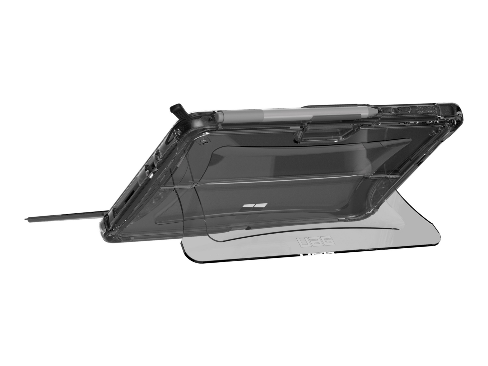 Thumbnail 6 of 14 for UAG Rugged Case for Microsoft Surface Go 4/3/2/1 - 10.5 inch - Plyo Series with Kickstand - Clear