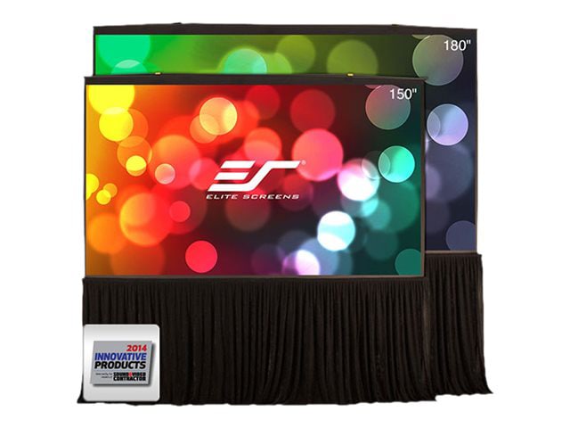 Elite Screens QuickStand 5-Second Series QS150HD - projection screen - 150"
