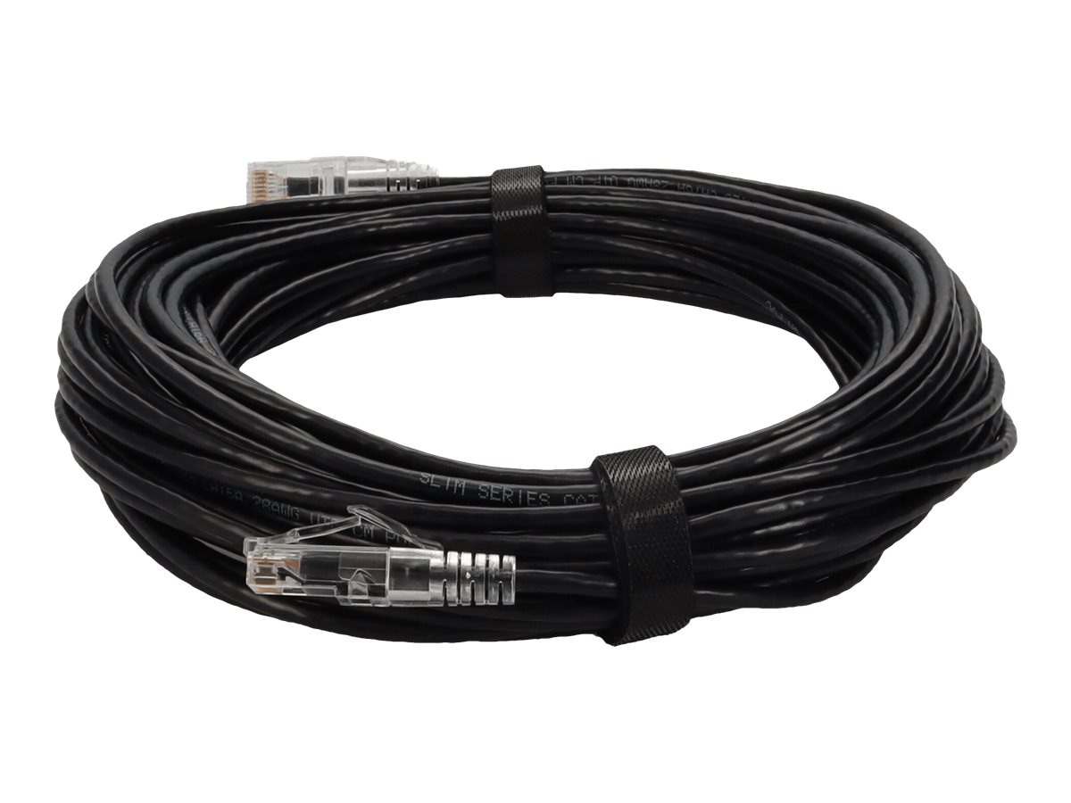 Proline 40ft Black CAT 6 Slim PVC Ethernet Cable Snagless Clear-Claw RJ-45 M/M