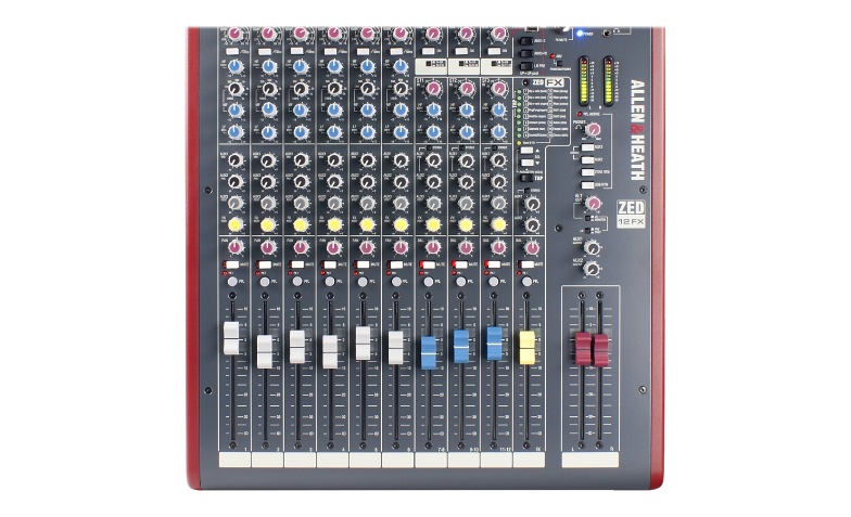 ALLEN & HEATH ZED 12-FX アナログミキサー Allen & Heath ZED 12FX analog mixer - ZED12FX - Amplifiers & Voice