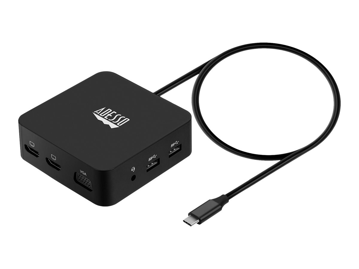 Adesso 11 in 1 USB-C Multiport Docking Station(TAA Compliant)