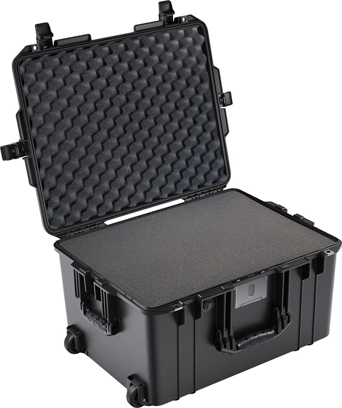 Pelican 1607 Wheeled Carry-On Hard Case with Foam Insert - Black