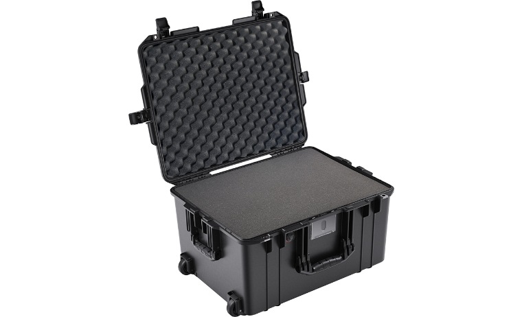 Pelican 1607 Wheeled Carry-On Hard Case with Foam Insert - Black