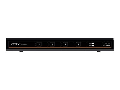 Vertiv Avocent Cybex SC900 Secure Desktop KVM Switch, Dual Head Monitor, 4 Port, Common Access Card, NIAP Version 4.0,
