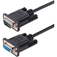 StarTech.com 3m RS232 Serial Null Modem Cable, DB9/Serial Crossover Cable