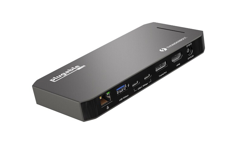 Plugable Thunderbolt 3 & USB C Station-Compatible w/Mac &Windows Laptops,DisplayPort and HDMI,2xUSB-C,3xUSB 3.0 - TBT3-UDC3 - Docking Stations & Port Replicators - CDW.com