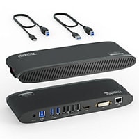 Plugable UD-3900H - docking station - USB 3.0 - DVI, HDMI - GigE