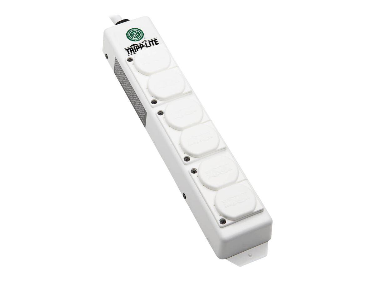 Tripp Lite Safe-IT Medical Power Strip 6-Outlet Patient Care 6' Cord