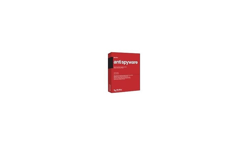 McAfee AntiSpyware 2005 (v. 1.0) - box pack (upgrade) - 1 user