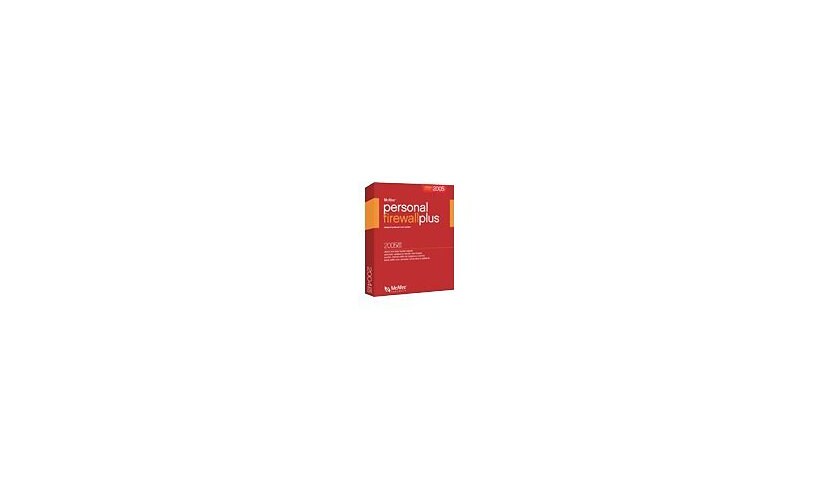 McAfee Personal Firewall Plus 2005 (v. 6.0) - box pack - 1 user