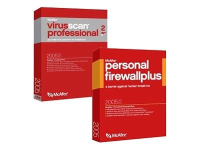 McAfee VirusScan Professional 2005 (v. 9.0) - box pack - 2 users - with McA