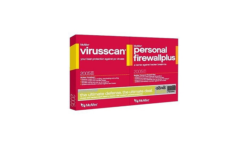 McAfee VirusScan 9 Firewall 6 Bundle
