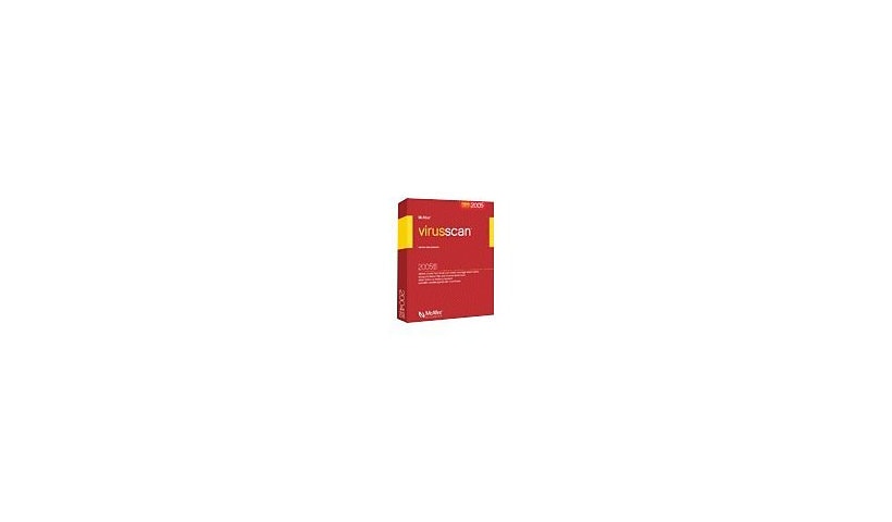McAfee VirusScan 2005 (v. 9.0) - box pack - 1 user - with McAfee SpamKiller