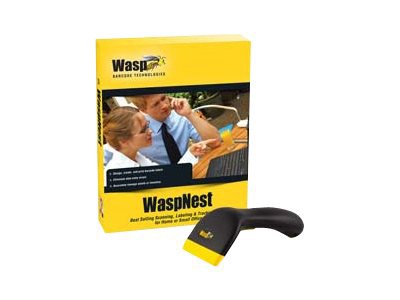 WaspNest Suite - box pack - 1 user - with WCS3900 CCD LR USB Scanner