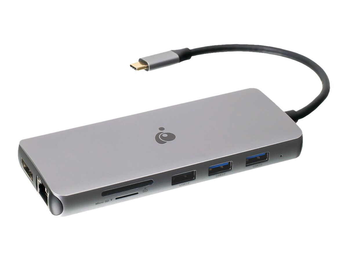 IOGEAR USB-C Triple HD Compact Dock w/ PD 3,0