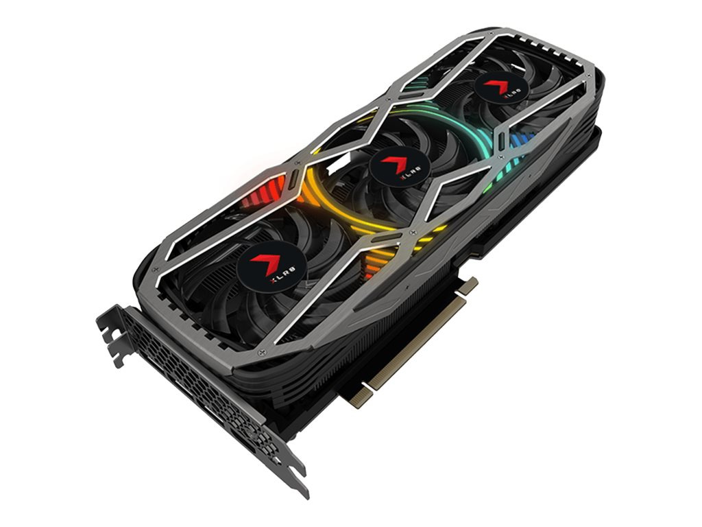 PNY XLR8 GeForce RTX 3080 Gaming REVEL EPIC-X RGB Triple Fan LHR - graphics card - GF RTX 3080 - 10 GB