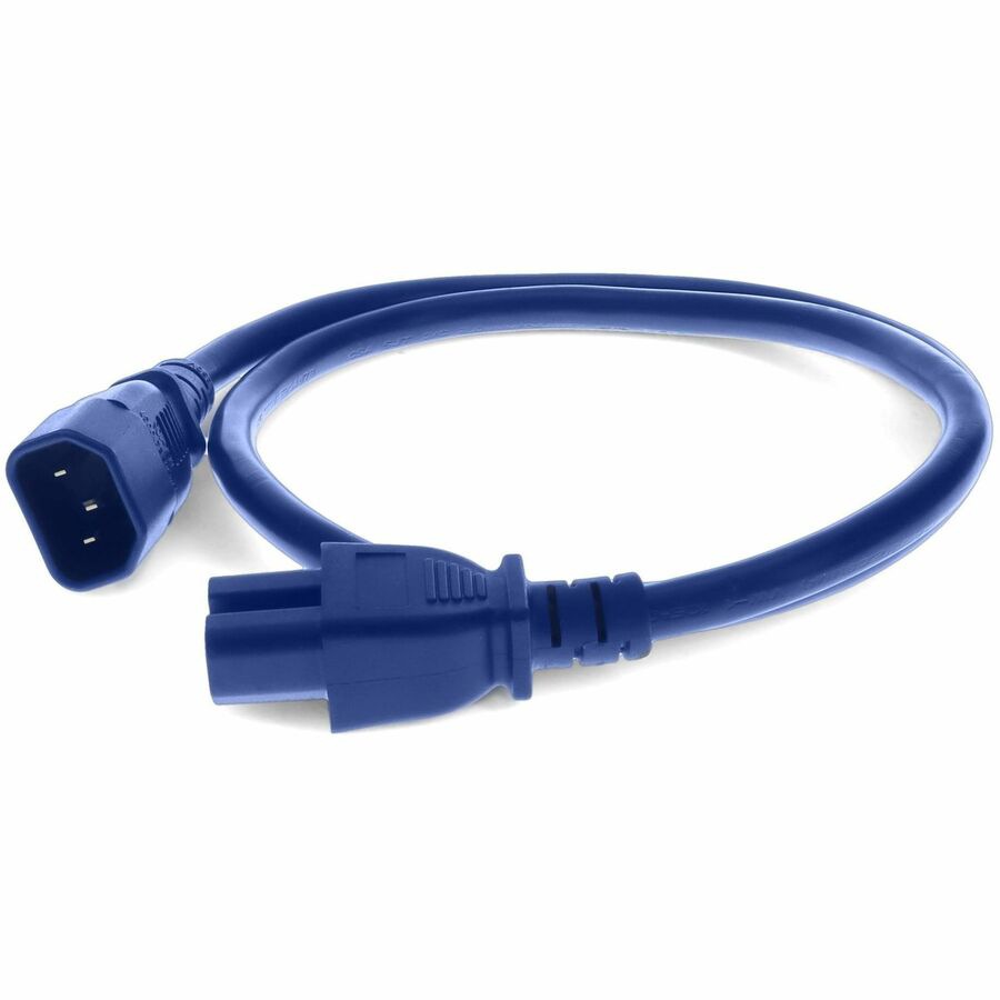 Proline 6ft C14 Male to C15 Female 14AWG 100-250V at 15A Blue Power Cable