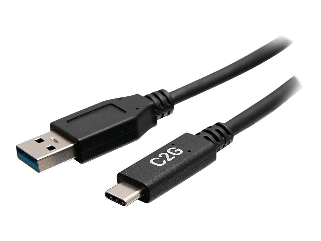 C2G 6in USB-C to USB-A SuperSpeed USB 5Gbps Cable M/M - USB-C cable - USB Type A to 24 pin USB-C - 15 cm