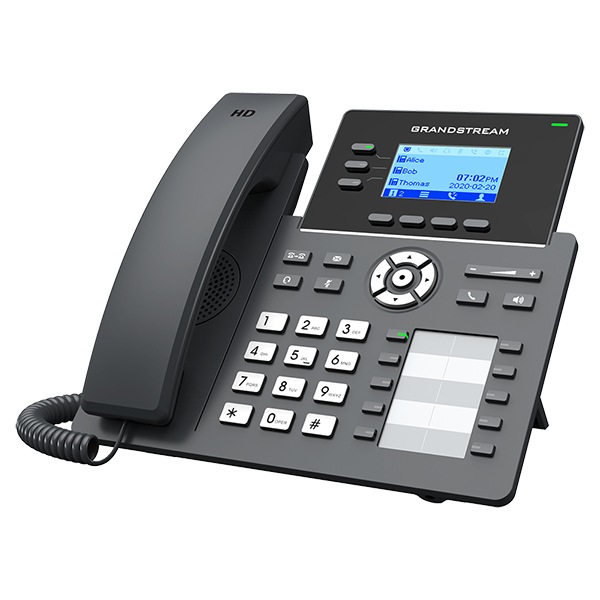 Grandstream GRP2604P - VoIP phone - 5-way call capability