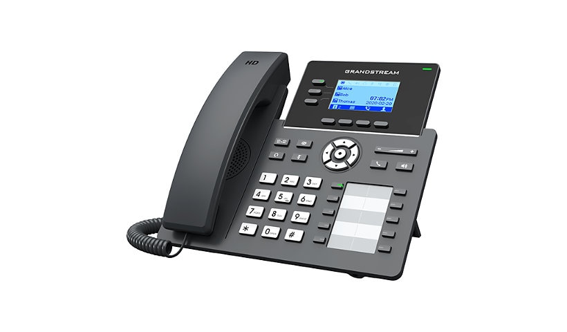 Grandstream GRP2604P - VoIP phone - 5-way call capability
