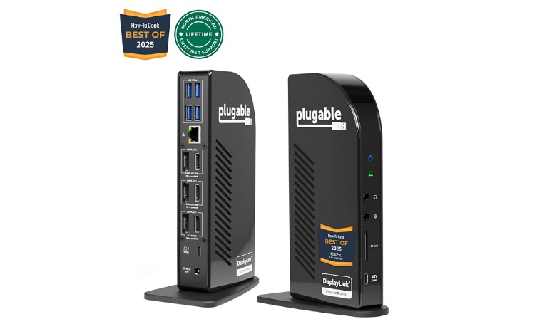 その他 plugable USB-C 4K DOCKING STATION Plugable 4K Triple Monitor USBC Universal Docking Station 100W