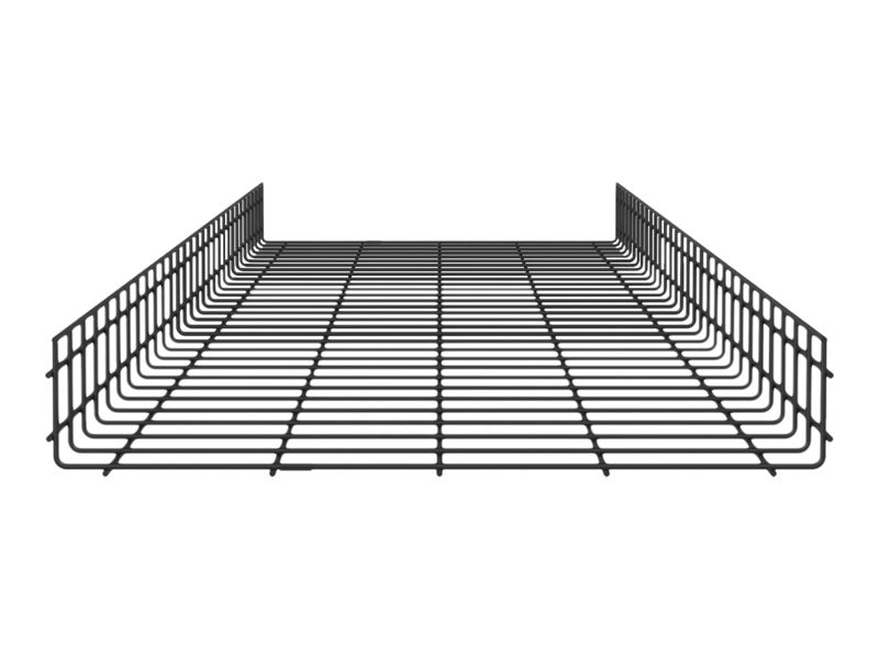 Panduit Wire Basket 4" H x 24" W, Black Powdered Coated