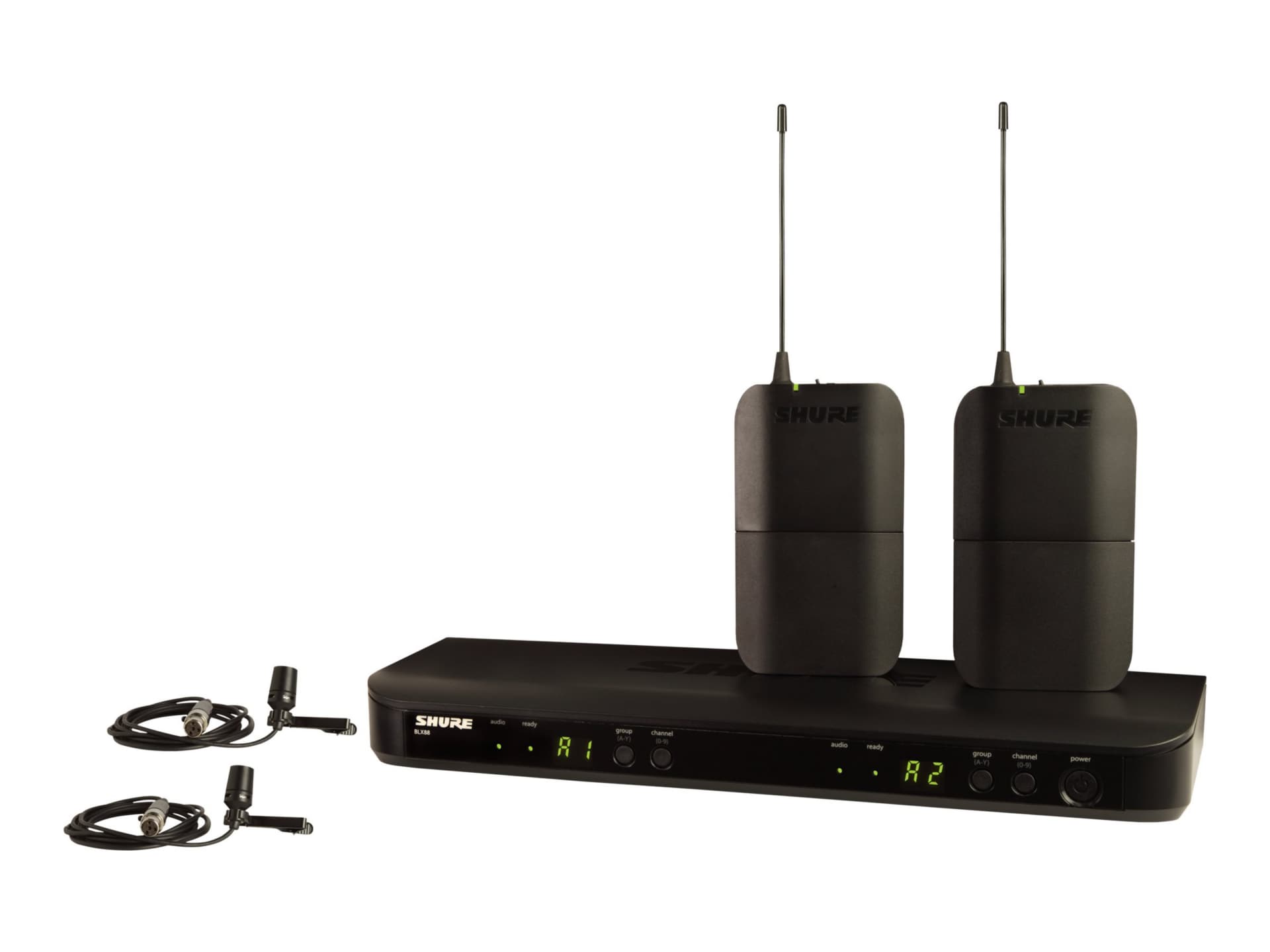 Shure Wireless Dual Presenter System with Two CVL Lavalier Microphones