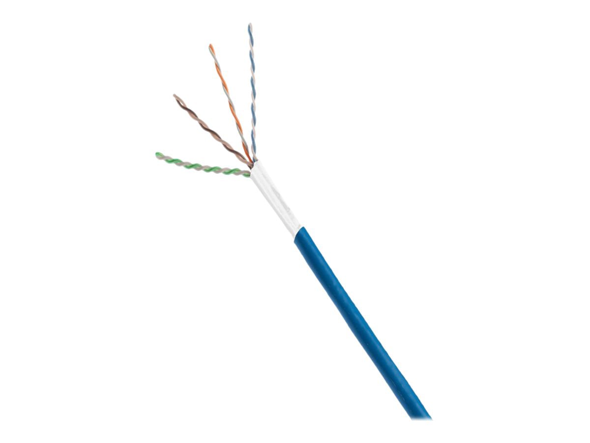 Panduit TX6 10Gig bulk cable - 1000 ft - blue