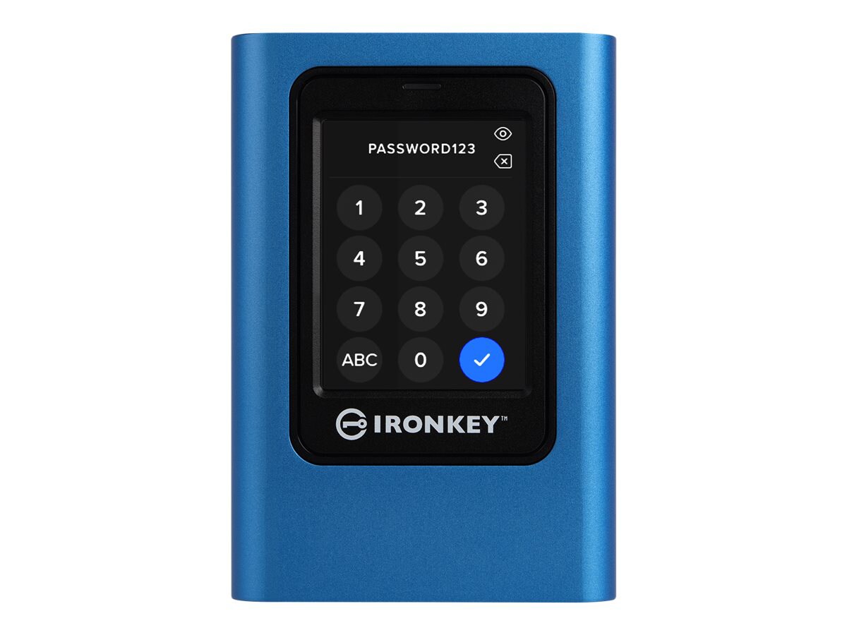 Kingston IronKey Vault Privacy 80 - SSD - 1920 GB - USB 3,2 Gen 1 - TAA Com