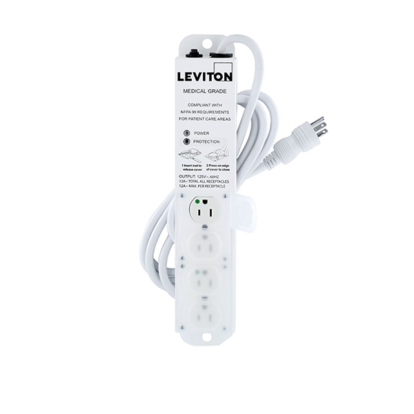 Leviton - power strip - medical grade