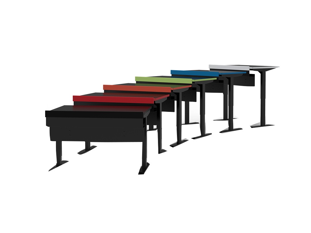 Spectrum Esports Evolution - table - rectangular - green, matte black
