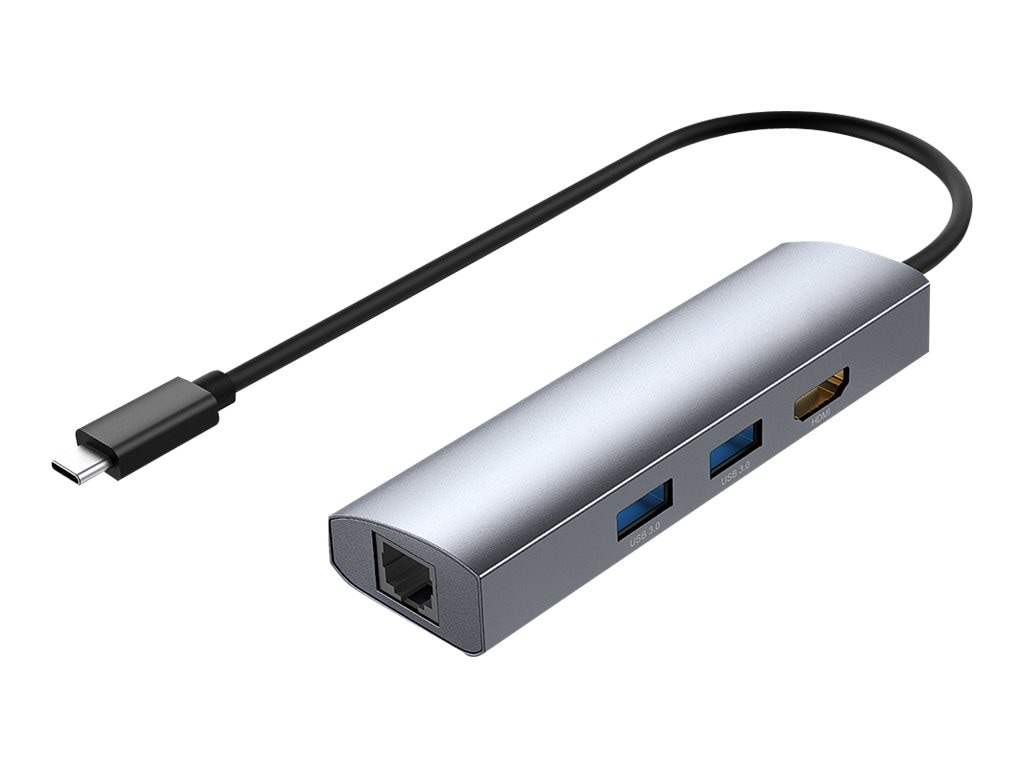 4XEM Travel USB-C Mini Dock with Gigabit Ethernet