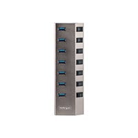 StarTech.com 7-Port Self-Powered USB-C Hub with Individual On/Off Switches