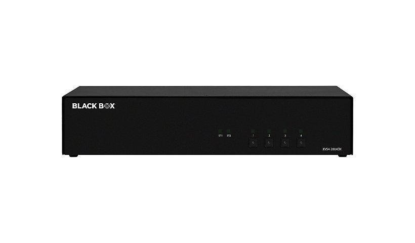 Black Box SECURE KVS4-2004DX - KVM / audio switch - 4 ports