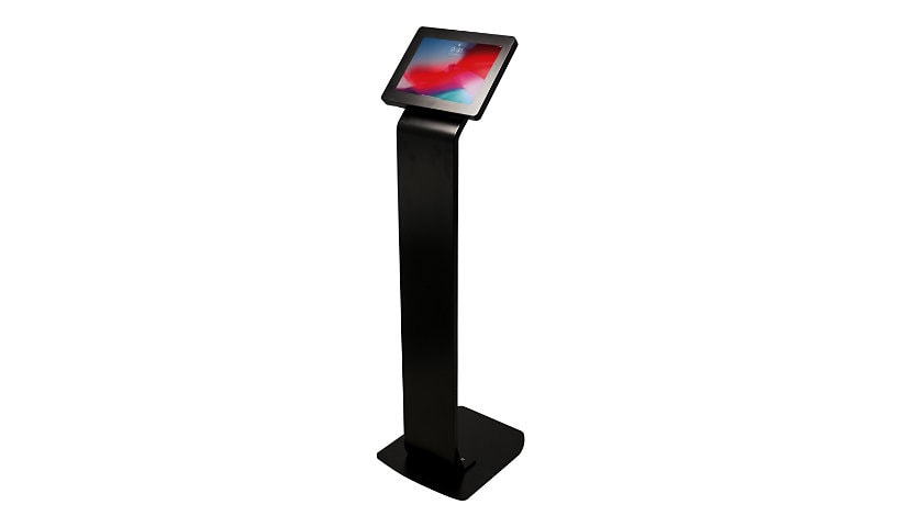 CTA Digital Premium Large Locking Floor Stand Kiosk (Black)